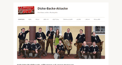 Desktop Screenshot of dicke-backe-attacke.de